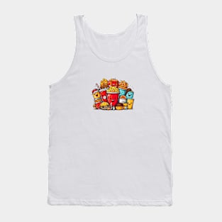 Cute Junk Food Squad Tank Top